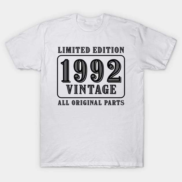 All original parts vintage 1992 limited edition birthday T-Shirt by colorsplash